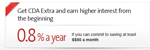 Get CDA Extra and earn 0.8% a year | Earn High Interest Rates | OCBC