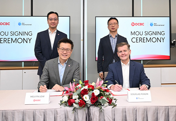 OCBC forms strategic partnership with Ant International to enhance the efficiency of cross-border fund settlements through innovations in tokenised deposits