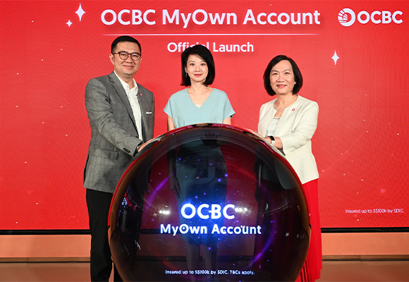 OCBC MyOwn Account officially launches with target to open 100,000 accounts within one year