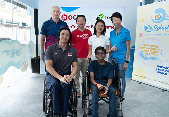 OCBC partners Singapore Disabilty Sports Council on the nation's first water safety programme for persons with disabilities