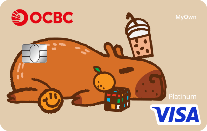 Capybara Limited Edition Visa Card - OCBC