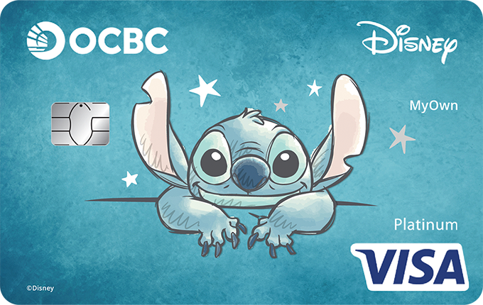 Disney Stitch and Angel Limited Edition Debit Card - OCBC