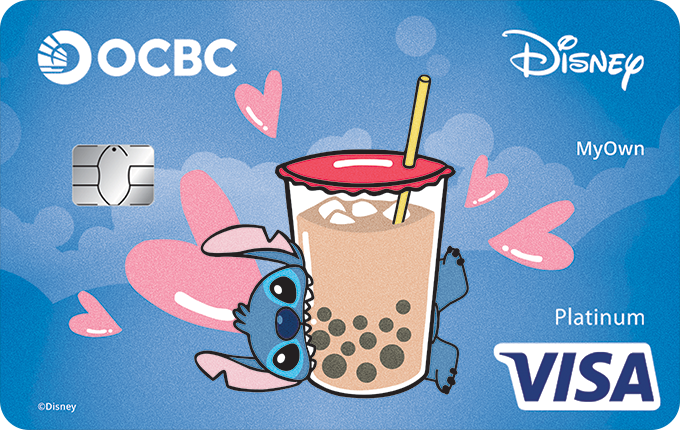 Disney Stitch and Angel Limited Edition Debit Card - OCBC