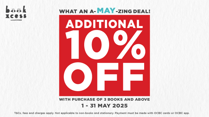 Additional 10% off with purchase of 3 books and above at BookXcess