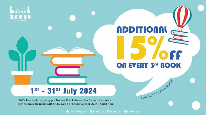 Enjoy additional 15% off every 3rd book at BookXcess