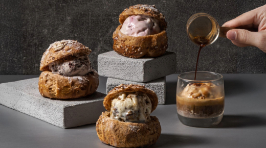 Choux Meets Gelato Cream Puff by Baristart Coffee × Messina