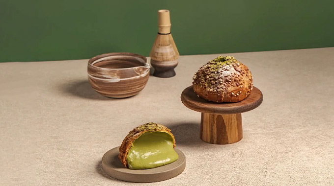 10% off Matcha Cream Puff by Baristart Coffee