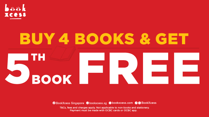 Buy 4 books and get the 5th book free at BookXcess