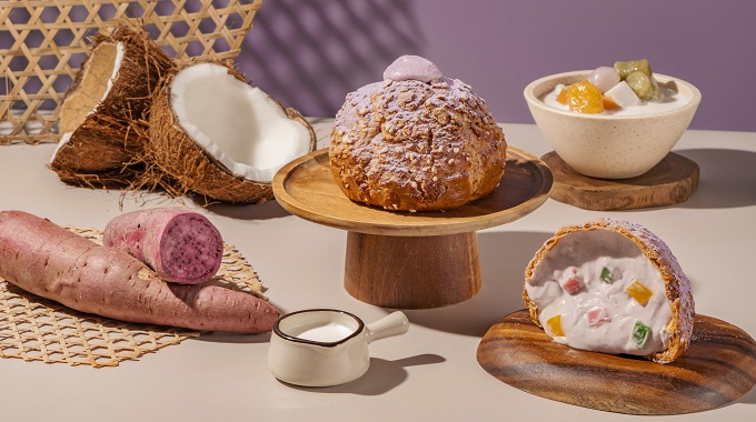 Bo Bo Cha Cha Cream Puff by Baristart Coffee