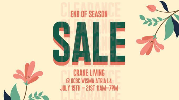 End of Season Sale by Crane Living