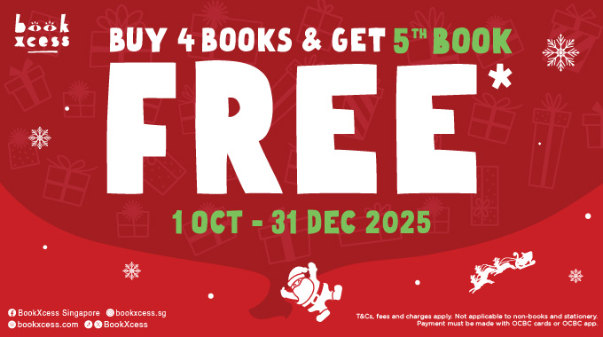 Buy 4 books and get the 5th book free at BookXcess