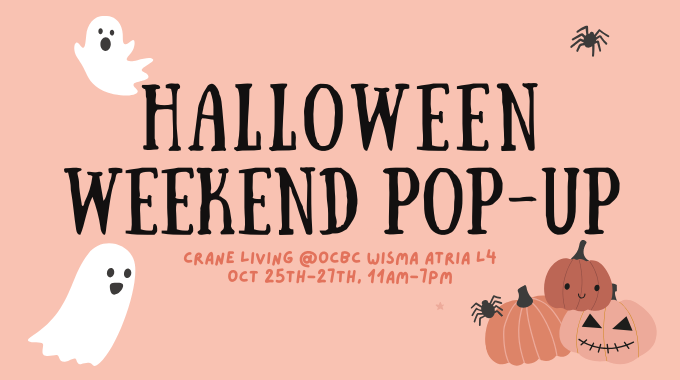 Halloween Weekend Pop-Up by Crane Living