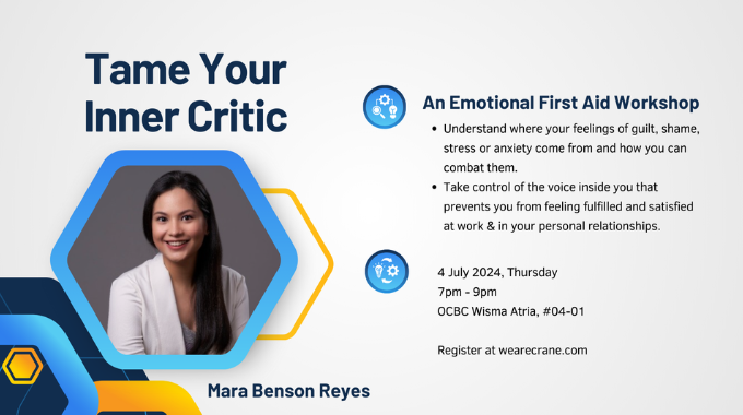 Tame Your Inner Critic Workshop by Crane Living