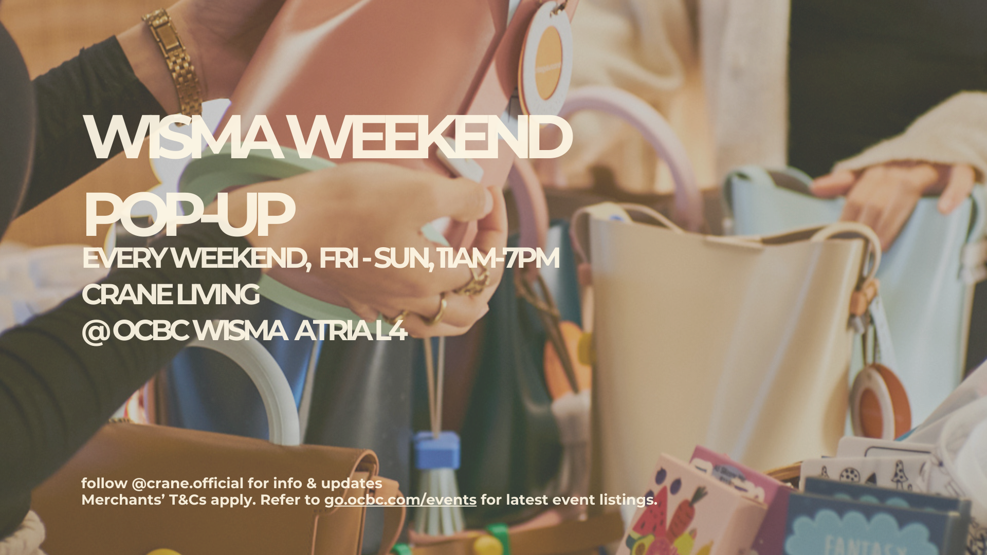 Wisma Weekend Pop-Up by Crane Living