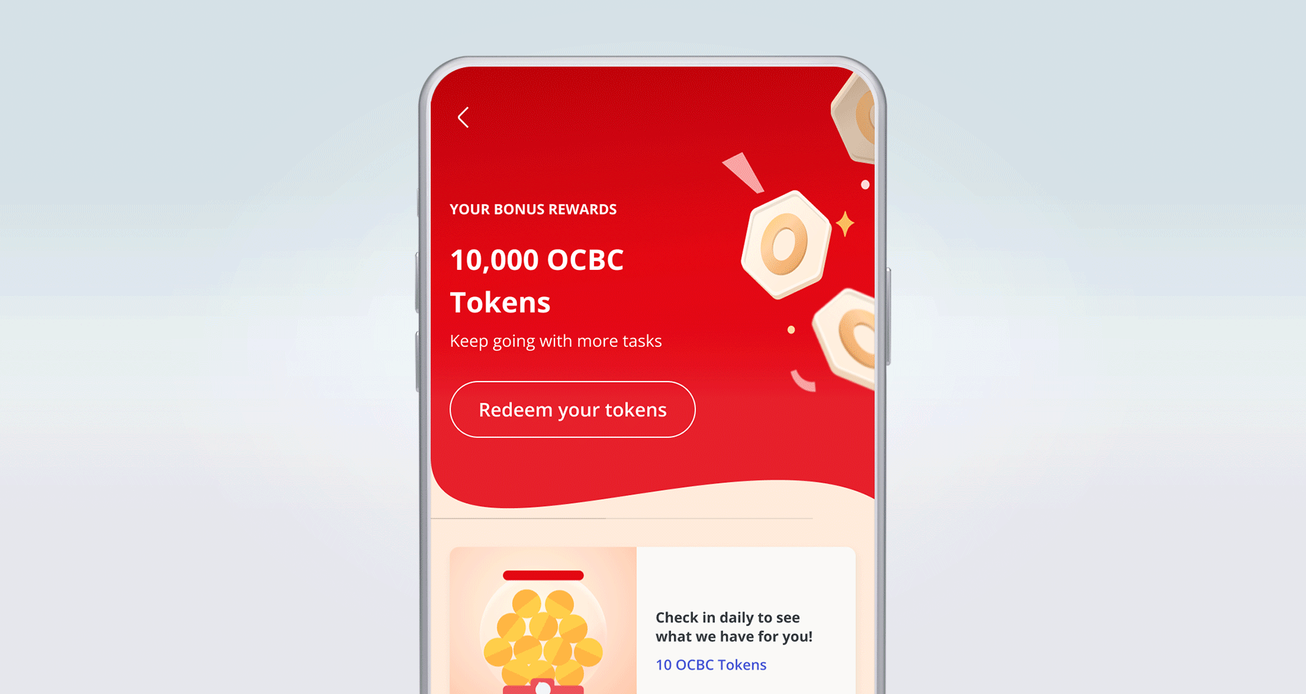 Turn daily app tasks into vouchers
